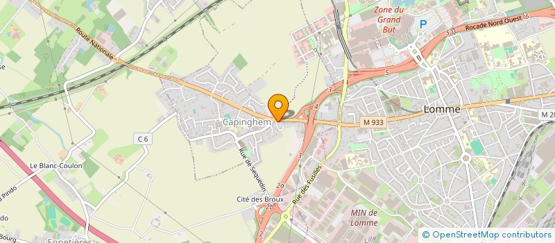 localisation de l'entreprise MONSIEUR NICOLAS ZOUARI-PECASTAING  PERENCHIES