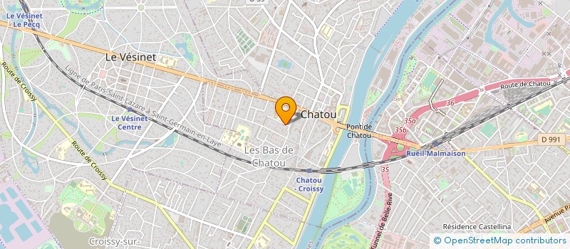 localisation de l'entreprise MONSIEUR NICOLAS ZOURABICHVILI  CHATOU