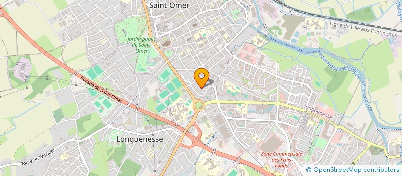 localisation de l'entreprise MONSIEUR NICOLE DELHELLE à SAINT-OMER