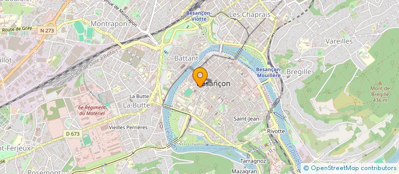 localisation de l'entreprise MONSIEUR NICOLE FORET à BESANCON