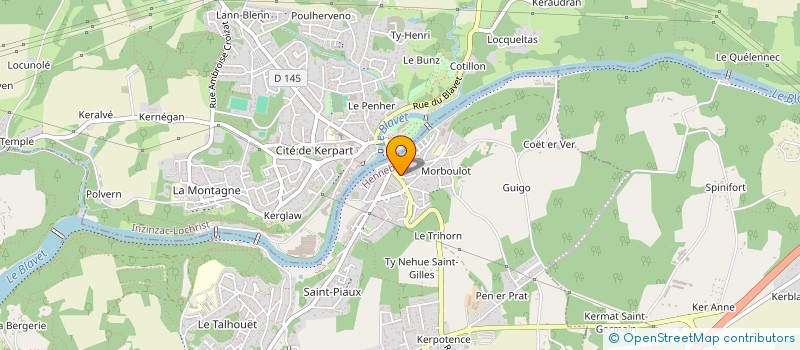 localisation de l'entreprise MONSIEUR NICOLE ROYANT à HENNEBONT