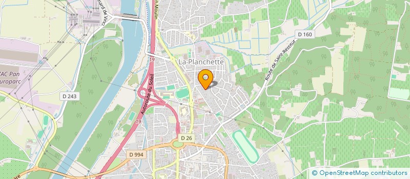 localisation de l'entreprise MONSIEUR NICOLES GALVANI  BOLLENE