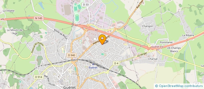localisation de l'entreprise MONSIEUR NICOLESON VALDE à GUERET