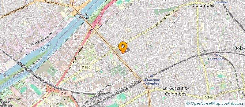 localisation de l'entreprise MONSIEUR NICOLLAS GGEROME  COLOMBES