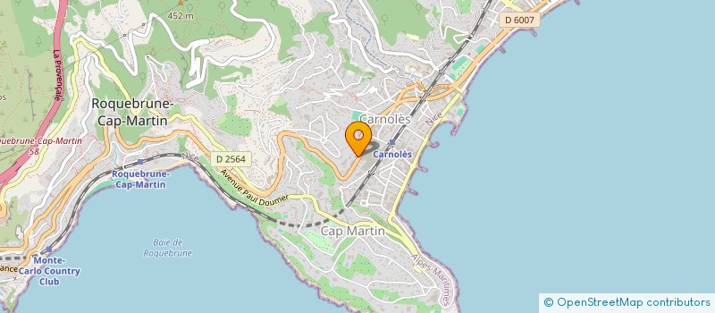 localisation de l'entreprise MONSIEUR NICOLO CASSATA à ROQUEBRUNE-CAP-MARTIN