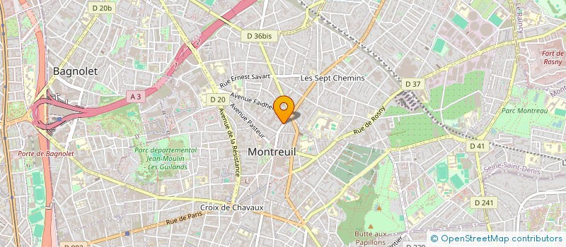 localisation de l'entreprise MONSIEUR NICOLO MARCHETTI à MONTREUIL
