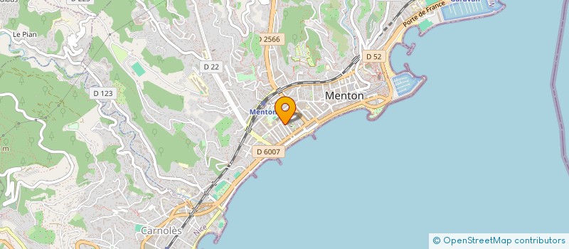 localisation de l'entreprise MONSIEUR NICOLO NISCEMI à MENTON