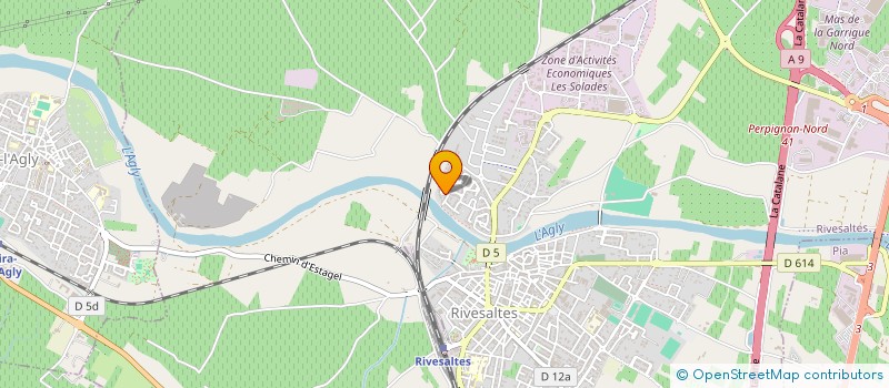 localisation de l'entreprise MONSIEUR NICOLO RASCHIANI  RIVESALTES