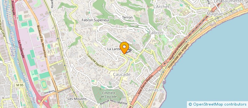 localisation de l'entreprise MONSIEUR NICU BALAN  NICE