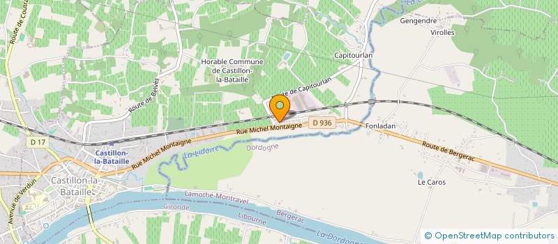 localisation de l'entreprise MONSIEUR NICU BEZMAN  CASTILLON-LA-BATAILLE