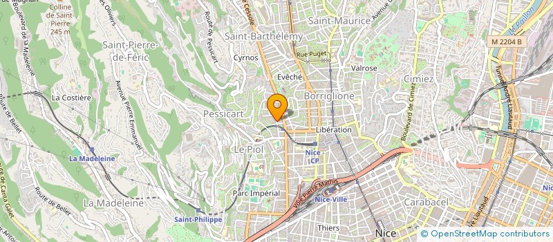 localisation de l'entreprise MONSIEUR NICU CHIRASCU à NICE