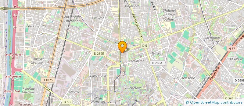 localisation de l'entreprise MONSIEUR NICU FIERARU  GRENOBLE