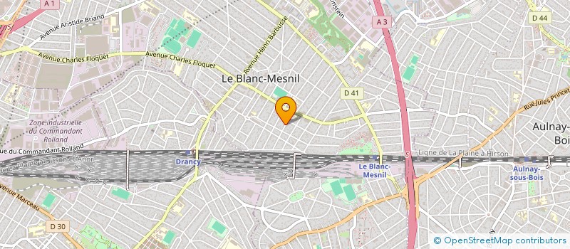 localisation de l'entreprise MONSIEUR NICU-MARIUS MOIS à LE BLANC-MESNIL