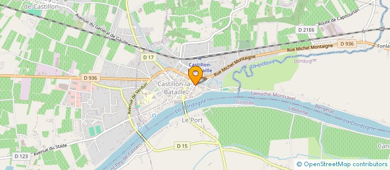 localisation de l'entreprise MONSIEUR NICU MIHAI ISTRATE  CASTILLON-LA-BATAILLE