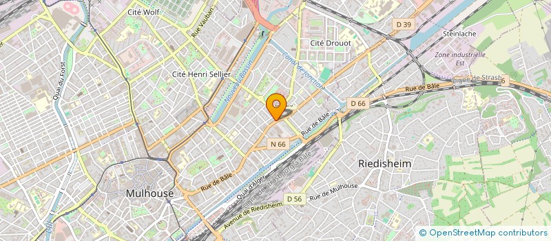 localisation de l'entreprise MONSIEUR NICU PODARU  MULHOUSE