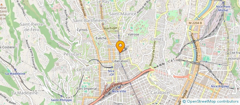 localisation de l'entreprise MONSIEUR NICU-VLAD AMARIOARE à NICE