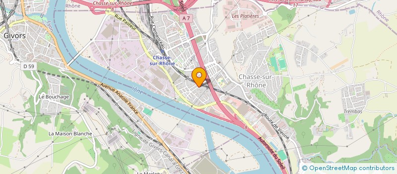 localisation de l'entreprise MONSIEUR NICUSOR IFTIMIE CHIRILA à CHASSE-SUR-RHONE
