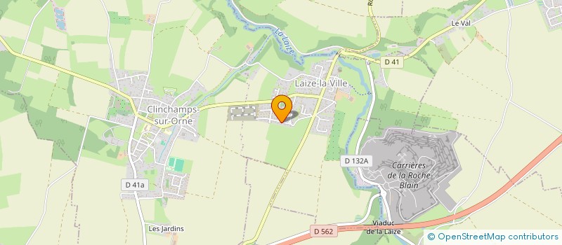 localisation de l'entreprise MONSIEUR NIDA MEDDOURI  LAIZE-CLINCHAMPS