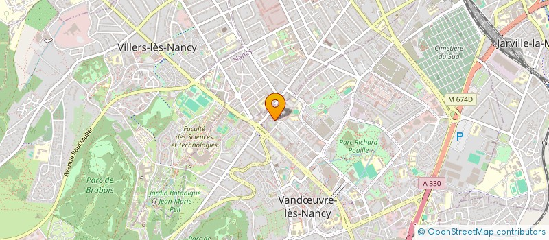 localisation de l'entreprise MONSIEUR NIDAL BILAL  VANDUVRE-LES-NANCY