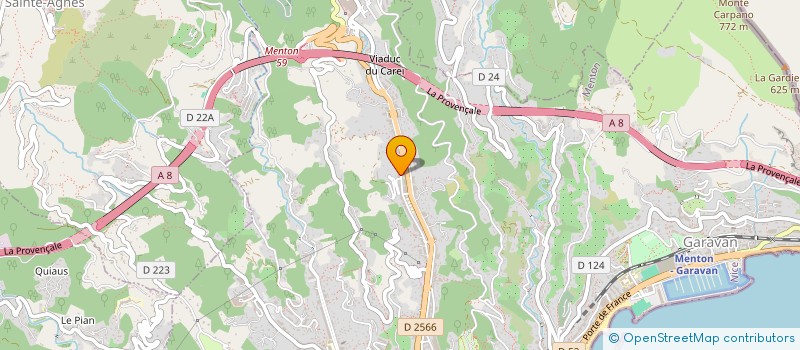 localisation de l'entreprise MONSIEUR NIDAL CHEBLI  MENTON