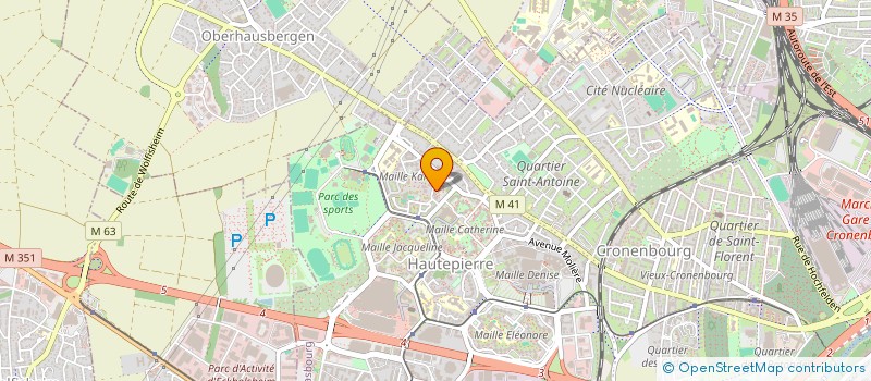 localisation de l'entreprise MONSIEUR NIDAL CHEKATT  STRASBOURG