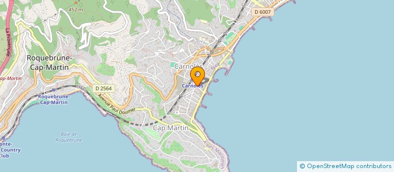 localisation de l'entreprise MONSIEUR NIDAL JAUDET à ROQUEBRUNE-CAP-MARTIN