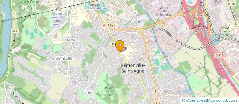 localisation de l'entreprise MONSIEUR NIDAL LAZORAT à RAMONVILLE-SAINT-AGNE