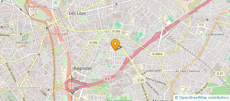 localisation de l'entreprise MONSIEUR NIDAL NAITIJJA à BAGNOLET
