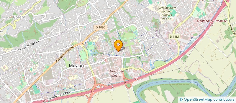 localisation de l'entreprise MONSIEUR NIDHAL BEN SALEM  LA TRONCHE