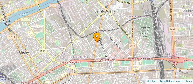 localisation de l'entreprise MONSIEUR NIDHAL BERRICHE à SAINT-OUEN-SUR-SEINE