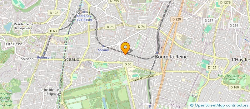 localisation de l'entreprise MONSIEUR NIDHAL BOUZAIANI  SCEAUX