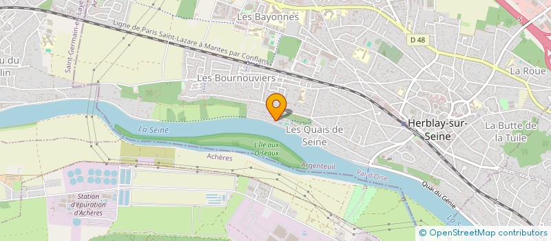 localisation de l'entreprise MONSIEUR NIDHAL CHAOUCH  HERBLAY-SUR-SEINE