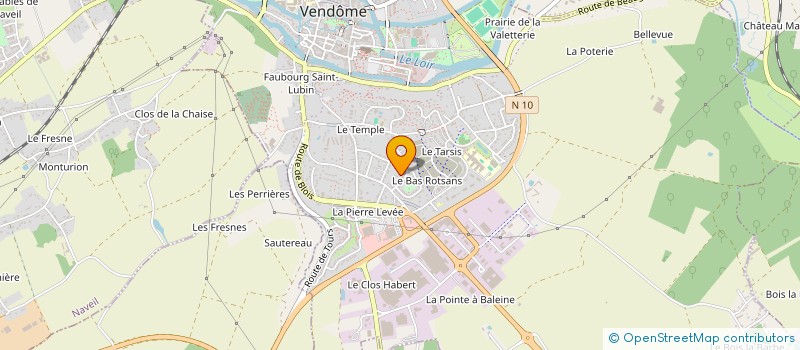 localisation de l'entreprise MONSIEUR NIDHAL CHEBBI à VENDOME