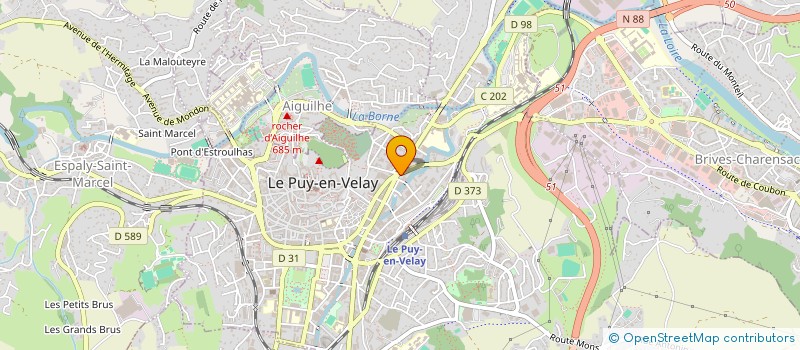 localisation de l'entreprise MONSIEUR NIDHAL CHERIF  AIGUILHE