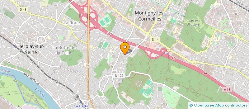 localisation de l'entreprise MONSIEUR NIDHAL CHOUREB  MONTIGNY-LES-CORMEILLES