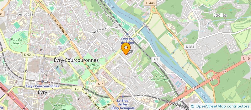 localisation de l'entreprise MONSIEUR NIDHAL HIDOUSSI à EVRY-COURCOURONNES