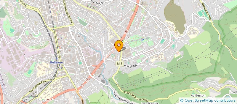 localisation de l'entreprise MONSIEUR NIDHAL LAKDHAR  SAINT-ETIENNE