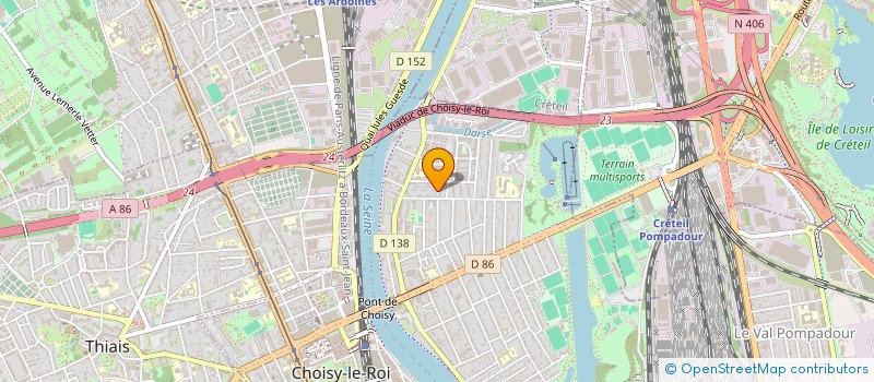 localisation de l'entreprise MONSIEUR NIDHAL SIFAOU  CHOISY-LE-ROI