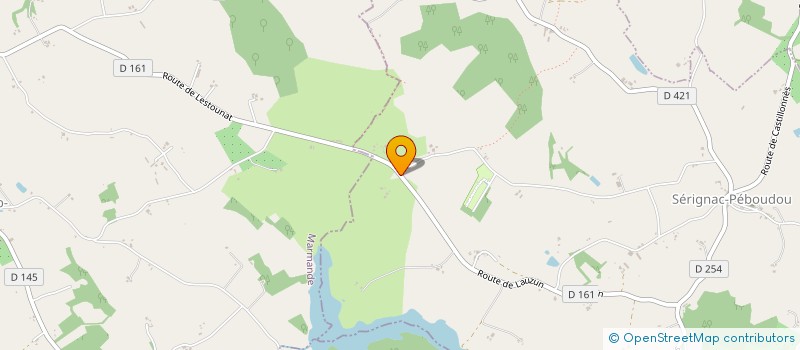 localisation de l'entreprise MONSIEUR NIEK MAES  SERIGNAC-PEBOUDOU