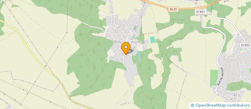 localisation de l'entreprise MONSIEUR NIEL PERNELET  BILLY-SUR-AISNE