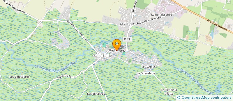 localisation de l'entreprise MONSIEUR NIELS DARRIAU  SALLERTAINE