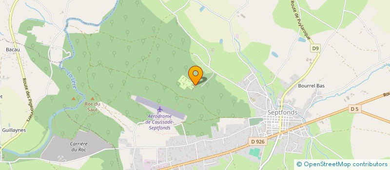 localisation de l'entreprise MONSIEUR NIELS DE BRUIN  SEPTFONDS