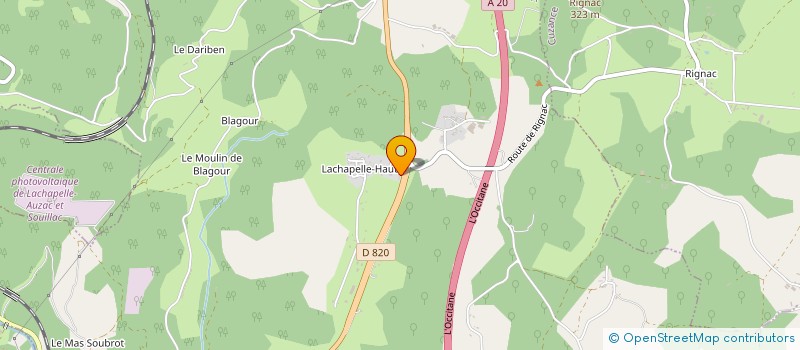 localisation de l'entreprise MONSIEUR NIELS DE REUS  LACHAPELLE-AUZAC