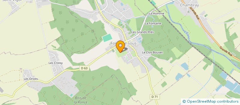 localisation de l'entreprise MONSIEUR NIELS DODELANDE  FONTAINE-SOUS-JOUY