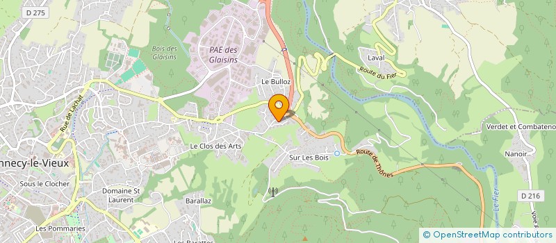 localisation de l'entreprise MONSIEUR NIELS GARGALLO  ANNECY