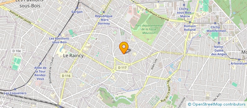 localisation de l'entreprise MONSIEUR NIELS LEVY  LE RAINCY