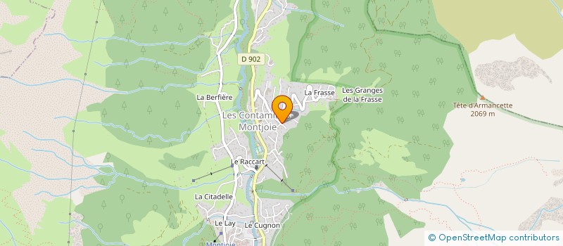localisation de l'entreprise MONSIEUR NIELS MATTEL à LES CONTAMINES-MONTJOIE