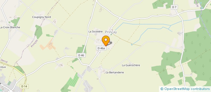 localisation de l'entreprise MONSIEUR NIGEL BERRY  PRINCAY