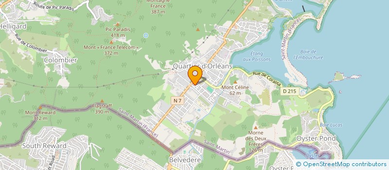 localisation de l'entreprise MONSIEUR NIGEL HODGE  SAINT MARTIN