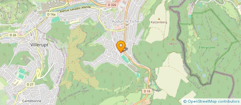 localisation de l'entreprise MONSIEUR NIHAD AJDARPASIC à AUDUN-LE-TICHE